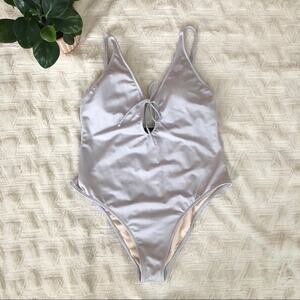 LA Hearts Shimmery One Piece Swimsuit